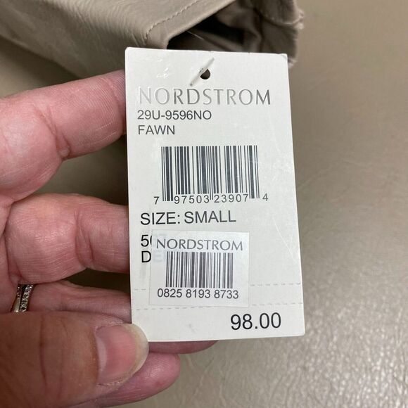 BLANKNYC Womens Fawn Beige Faux Leather Life Changer Moto Jacket‎ S $98 New* - Picture 12 of 14